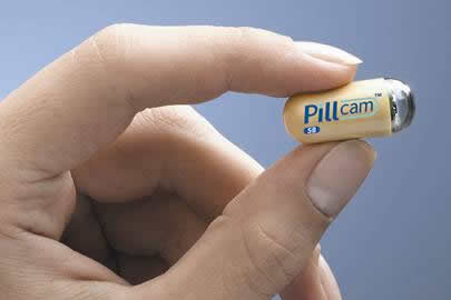 カプセル内視鏡の世界最大手 Given Imaging 社製のカプセル内視鏡 Pillcam