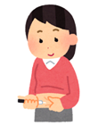 インスリン注射イラスト