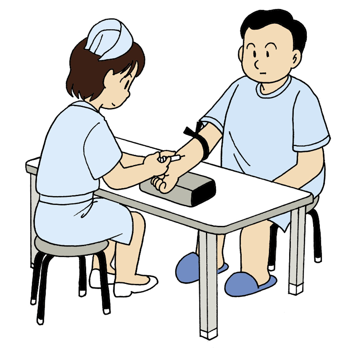 採血イラスト
